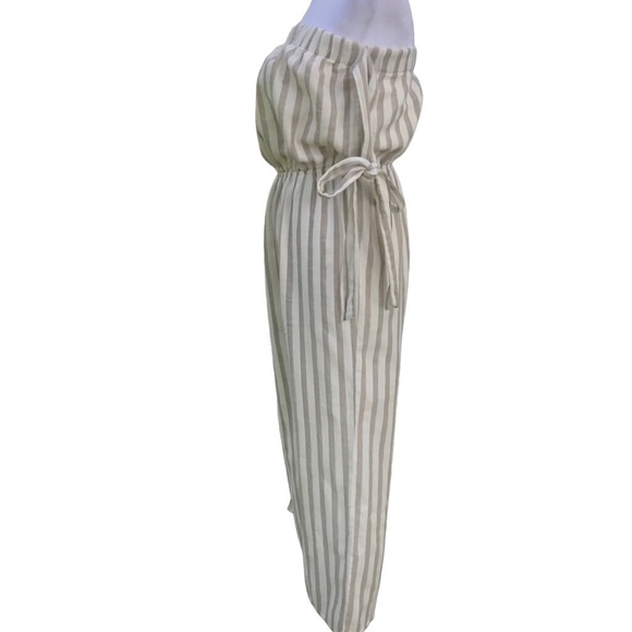 Sadie & Sage Strapless Tie Sleeve Jumpsuit Size Small - Picture 3 of 6